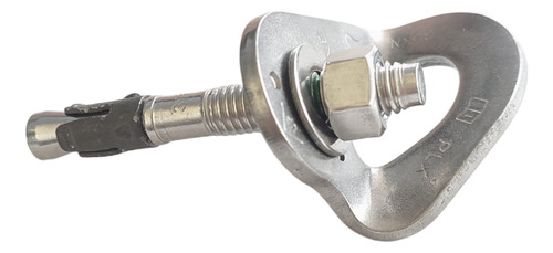 5 Plaquetas Plx + Parabolt Inox 3/8 Anclaje Rapel Rescate
