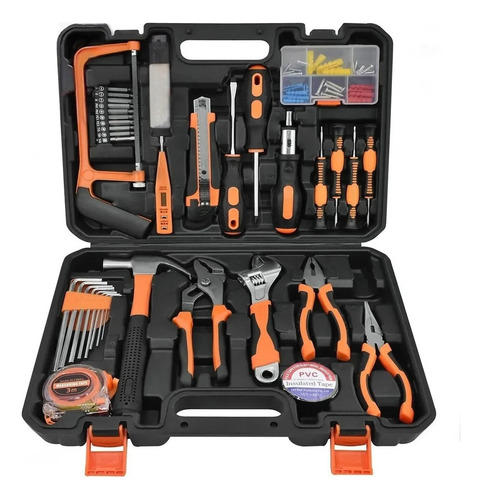Herramientas Remate 46 Piezas Con Caja Negra Naranja