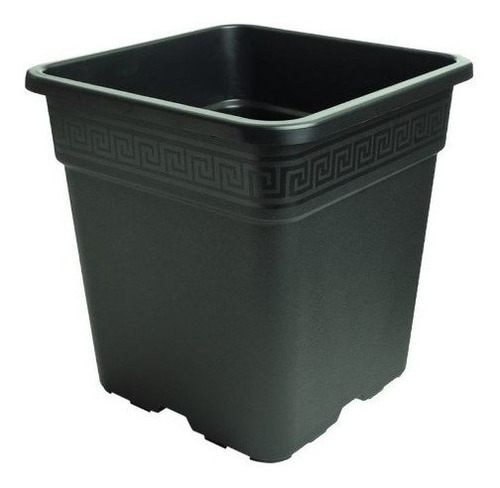 Imagen 1 de 1 de Maceta Cuadrada Negra 14l 28,5x28,5x28,4 Tucultivo Growshop