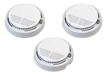 Comprar Pack 3 Detectores De Humo Inalámbrico A Batería De 9 Volts