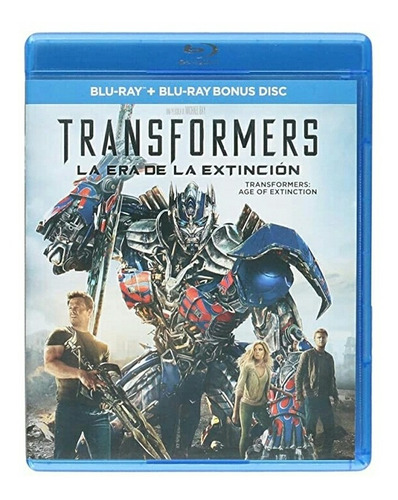 Transformers 4 La Era De La Extinción Blu Ray Película Nuevo