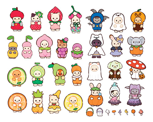 Ternurines Pegatinas Stickers Calcomanía Para Auto Moto V2