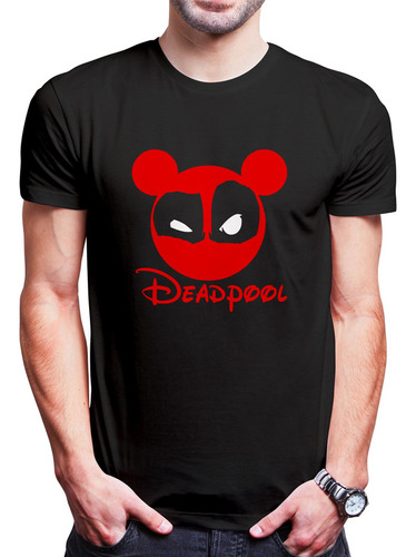 Polo Varon Deadpool Caricatura 2 (d1643 Boleto.store)