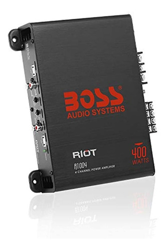 Boss Din - Sistema De Audio Individual, 400 Vatios 4 Canales