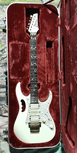 Guitarra Ibanez Jem 7vwh Japan 2005 Floral Branca C/ Estojo