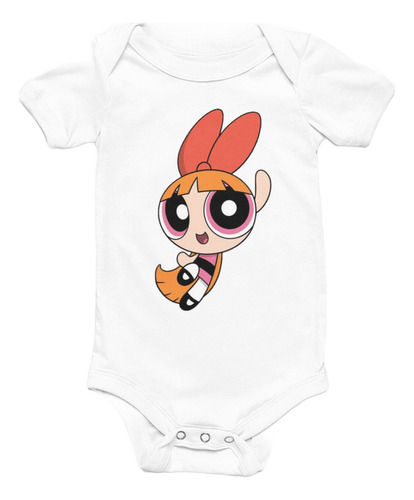 Playera De Bebé Mameluco, Pañalero Chicas Superpoderosas Bom