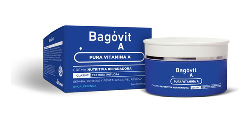 Bagovit A Classic Crema Nutritiva Hipoalergénica 50g