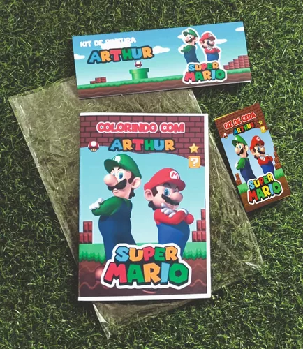 Kit 50 Desenhos Para Colorir super Mario Bros Envio Imediato - Mario Brós -  Kit de Colorir - Magazine Luiza