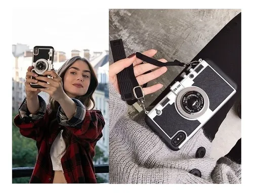 Funda For Teléfono Con Cámara Retro Emily In Paris For Ipho