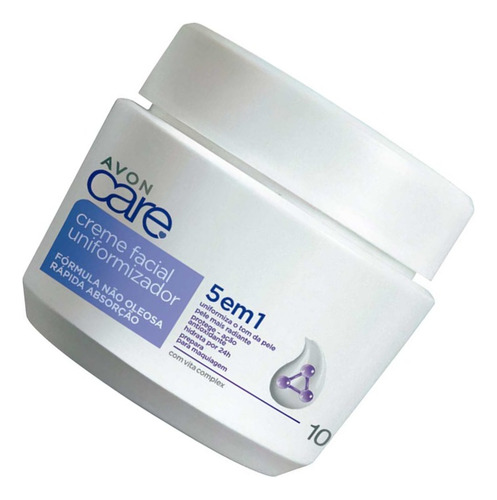 Creme Facial Uniformizador Avon 5 Em 1 Care 100g Todo Tipo De Pele