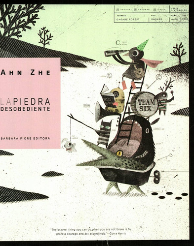 Piedra Desobediente, La, de ZHE, AHN. Editorial Barbara Fiore Editora, tapa blanda en español