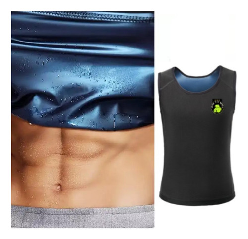 Faja Reductora Termica  Camiseta Sauna Shaper Hombre 