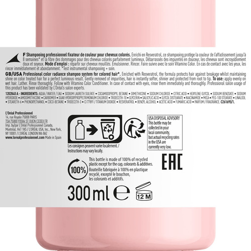 Imagen 8 de 8 de Shampoo Protección Del Color 300ml L'oréal Professionnel