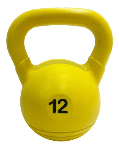 Kettlebell 16kg - Pesas rusas de PVC rellenas