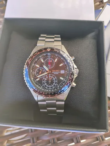 Seiko Flightmaster Pilot 7t92-0cf0 Cronógrafo Novo | MercadoLivre