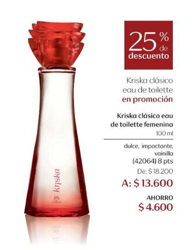 Super Oferta Perfume Natura Kriska Descoberta Y Clásica