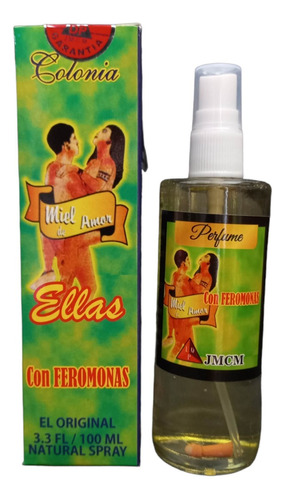 Perfume De Mujer Miel De Amor Ellas Con Feromonas (2 Pzas)