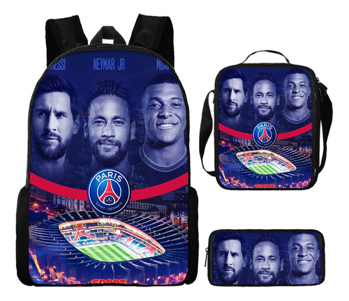 Mochila Con Dibujos Animados De Jugadores De Fútbol Más Vend