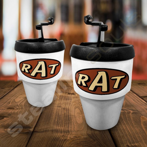 Vaso Termico Café | Hot Rod #005 | Rat Clay Smith Mooneyes