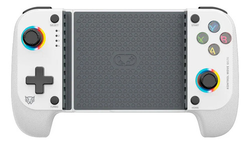 Gamepad Para Movil Balam Rush Kontrol Move G626 RGB Inalámbrico Para Android/iOS Blanco
