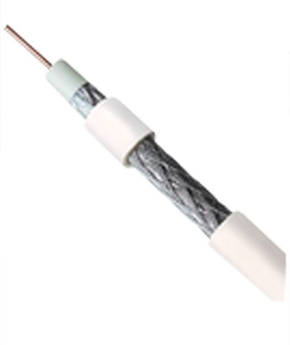 Imagem 2 de 5 de Cabo Para Antena Coaxial Rg59 0,81mm Rolo 100m 6mm Com Malha