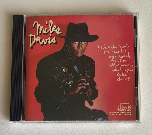 Cd Miles Davis - You're Under Arrest (1985) - Importado Usa (Usado)