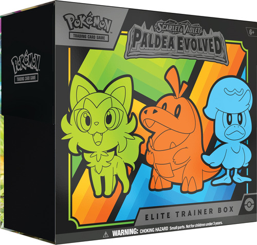 Pokemon Tcg Elite Trainer Box Paldea Evolved - Ingles