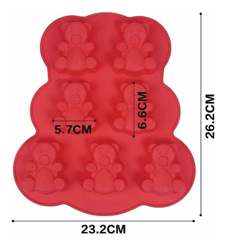 Molde Silicon Ositos