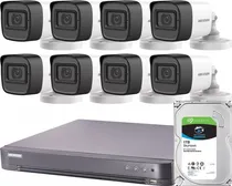Comprar Kit Seguridad Hikvision Dvr 8 + 8 Camaras Exterior 2mp + 1tb