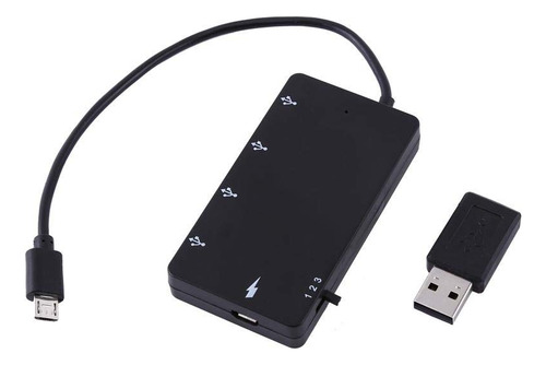 Cable Carga Adaptador Extension 4 Puerto Usb 2.0 Que Otg