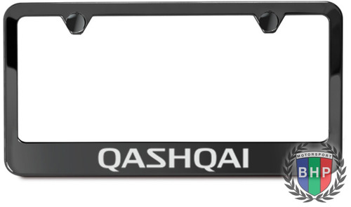 Porta Placa Para Nissan Qashqai Acero Inox Negro Costo X2