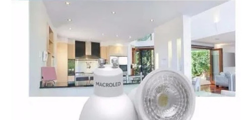 Imagen 3 de 3 de Foco led Macroled CPS-DP-GU10-20 Dicroica color blanco neutro 7W 100V/240V 4500K 485lm