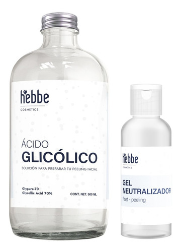 Ácido Glicólico Cosmético 70% Líquido 500 Ml