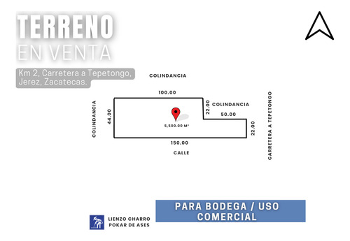 Terreno En Venta En Jerez, Zacatecas | 5,500 M² Con Frente A Carretera