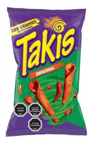 Imagen 2 de 2 de Takis Snack Original 200g *importados*