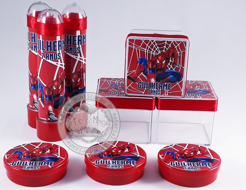Imagem 1 de 2 de Lembrancinhas Personalizadas Homem Aranha