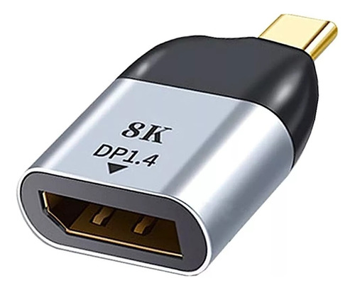 Adaptador Usb C A Displayport 1.4 8k 60hz/4k 120hz