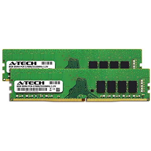 A-tech 16 Gb (2 X 8 Gb) Ddr4 2133 Mhz Udimm Pc4-17000 (pc4-2