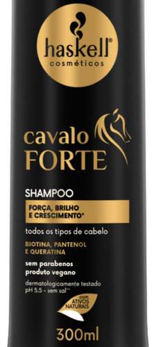 Shampoo E Condicionador Cavalo Forte Haskell Pantenol 300ml