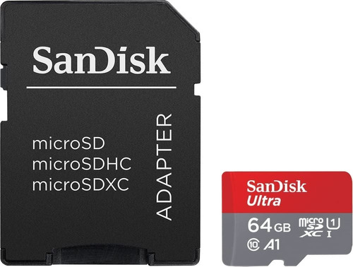 Memoria Sandisk Ultra 64 Gb 98mb/s Cámara  Gopro Y Celular