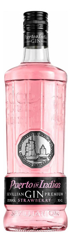 Combo Gin Puerto De Indias Pink + 4 Britvic Agua Tonica Lata