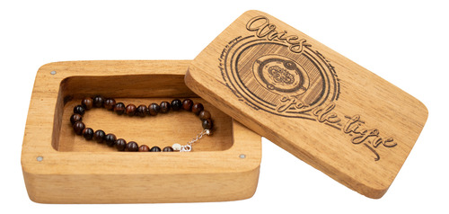 Pulsera De Plata Ojo De Tigre Piedras De Poder Signo Aries