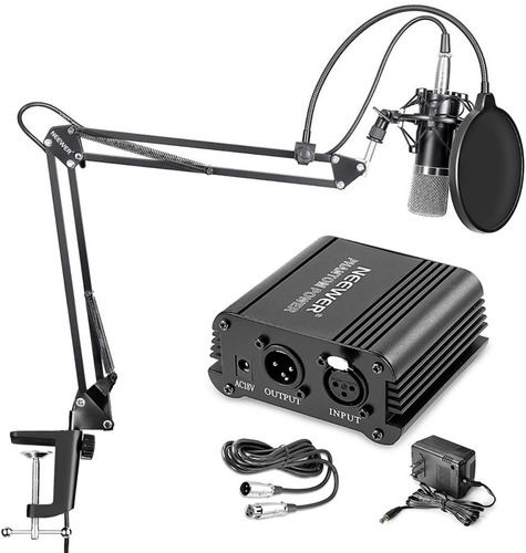 Micrófono Profesional Neewer Nw-700 + Kit + Phantom Power