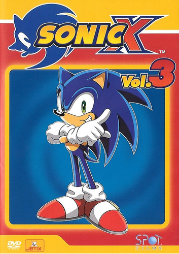 Sonic X Vol.3 - Dvd - Gabriella Lewis - Jun'ichi Kanemaru