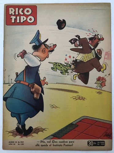 Revista Rico Tipo N° 135 Divito Junio De 1947