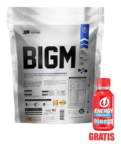 Ganador De Masa Muscular Proteína Bigm 5 Kg