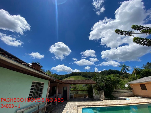 Chácara À Venda 1.200m Terreno 442m Àrea Construída Com Piscina, Campo Futebol Ao Lado Chalé Da Pamonha - Palmeirinha -juquitiba/sp - Ch07779 - 69226137