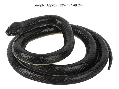 Juguete Artificial Suave De Goma Con Forma De Serpiente, Jug