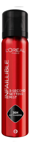 L'Oréal Paris Infallible 3-Second Setting Mist, Fijador de maquillaje