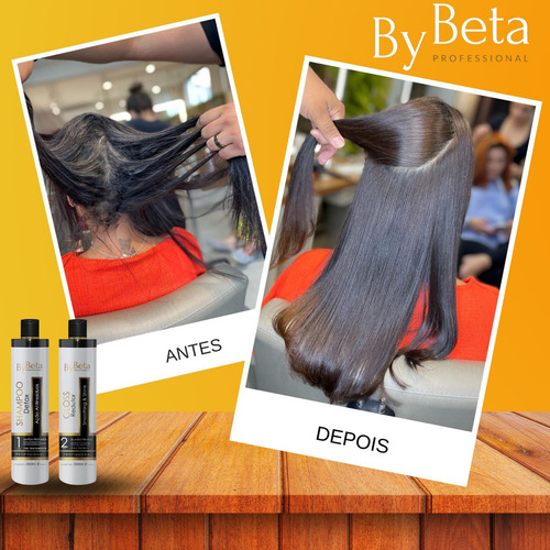 Gloss Smoothing & Shine + Shampoo Antirresíduo By Beta 500ml
